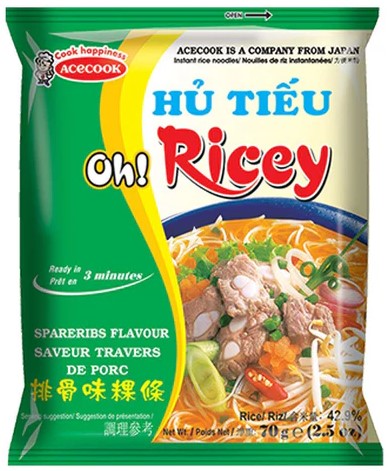 Oh Ricey Spareribs OH!RICEY Instant Rice Noodles Spareribs